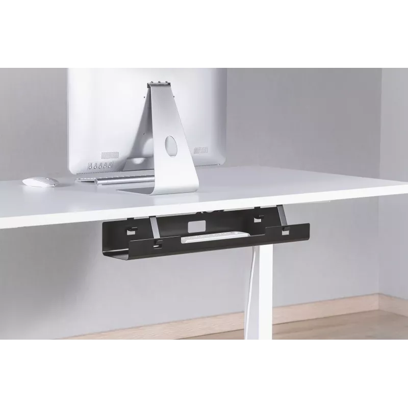 Digitus DA-90450 Kabelmanagement-Wanne 600x135x108mm Schwarz Stahl 1