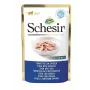 Nassfutter für Katzen Schesir Single Dish Thunfisch mit Wolfsbarsch 50 g Beutel