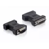 Delock - VGA-Adapter - DVI-I (W) auf HD-15 (VGA) (M) - Rändelschrauben (65017)