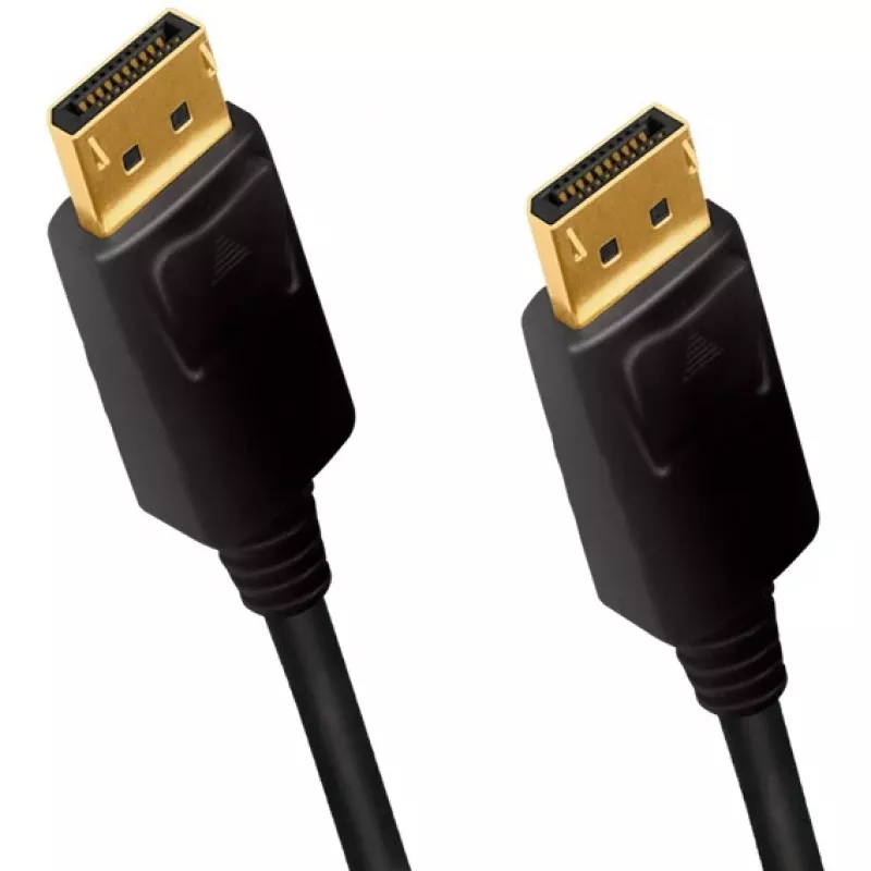 LogiLink CD0103 DisplayPort-Kabel DP/M auf DP/M, 4K/60Hz, CCS, schwarz, 5m (CD0103)