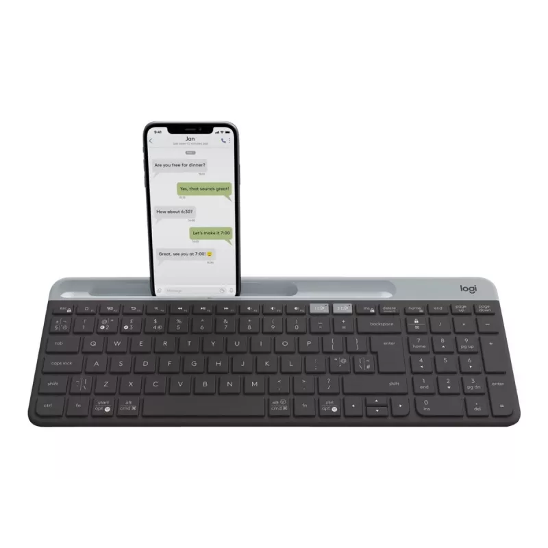 Logitech schlank Multi-Device K580 – Kabellose Tastatur