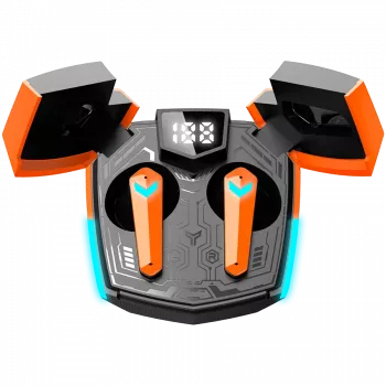 Canyon GTWS-2 Kopfhörer Kabellos Ear-Hook Gaming USB Type-C Lade-Dock Orange (CND-GTWS2O)