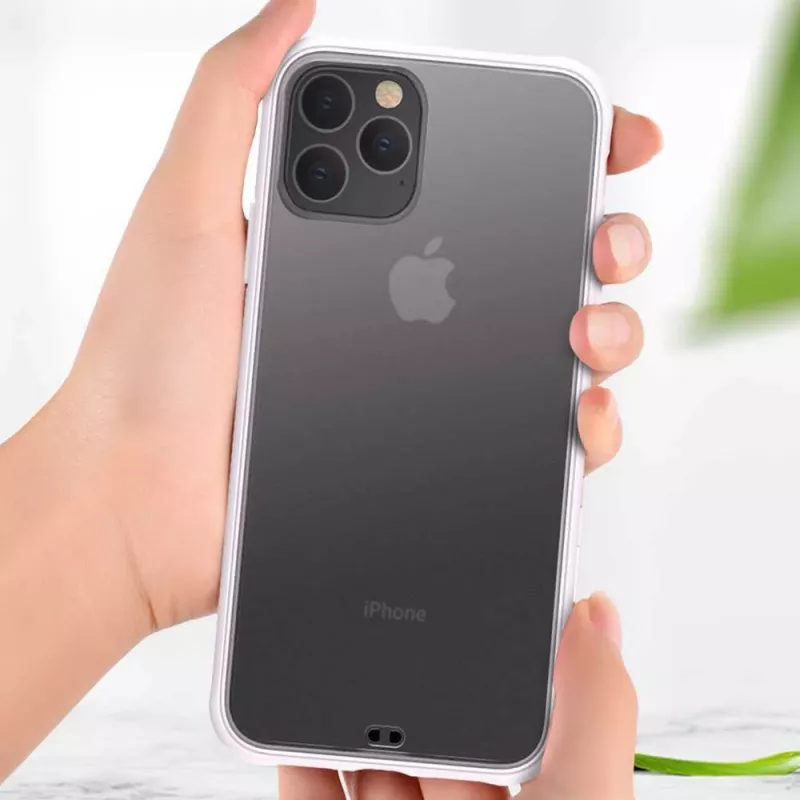 Schutzhülle Devia Soft Elegant Anti-Schock für iPhone 11 Pro Max, weiß, Soft-Touch, stoßabsorbierend