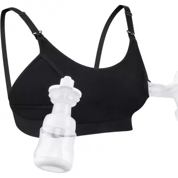 Momcozy YN08 HANDS-FREE Pump-BH Schwarz 2XL