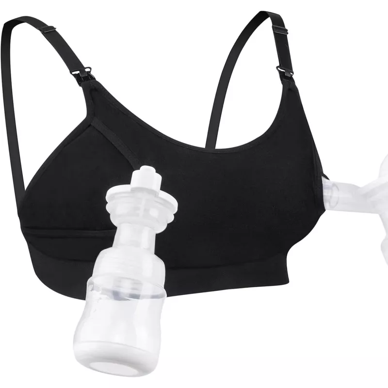 Momcozy YN08 HANDS-FREE Pump-BH Schwarz 2XL