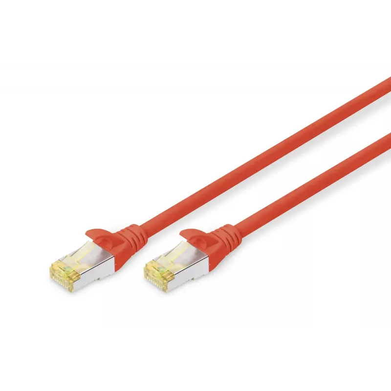 Patchkabel Digitus CAT 6A S/FTP DK-1644-A-0025/R 0,25 m Rot