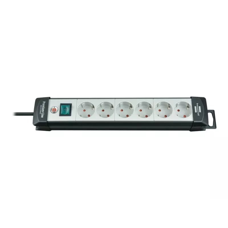 Power Extension Brennenstuhl 1951560100 3m 6 AC Outlets Schwarz Grau