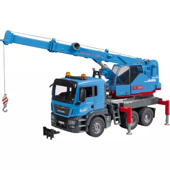 BRUDER MAN TGS Kran-LKW Blau ABS 03771