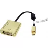Videokabel-Adapter ROLINE 12.03.3176 Mini DisplayPort auf DVI-D 0,1 m