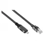 Good Connections Ethernet-Kabel USB-C RJ45, Anthrazit, 1,0 m