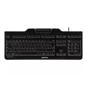 CHERRY KC 1000 SC Tastatur USB QWERTZ Schweizer Schwarz