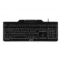 CHERRY KC 1000 SC Tastatur USB QWERTZ Schweizer Schwarz