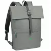 City-Rucksack Rivacase Gremio Grau Polyester rPET 280x135x430mm