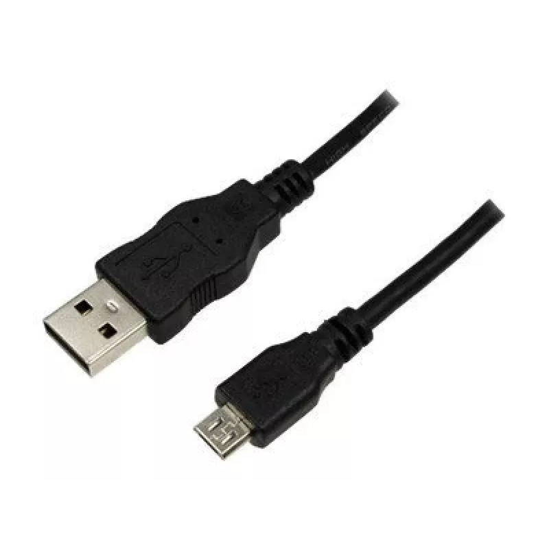 LogiLink USB 2.0 Verbindungskabel, 1,8 m, schwarz USB-A Stecker - USB-B Micro Stecker, konform mit USB 2.0 (CU0034)