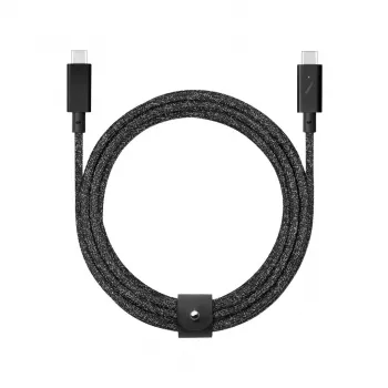 USB-Kabel Native Union Belt USB 2.0 Type-C auf Type-C 2,4 m Schwarz