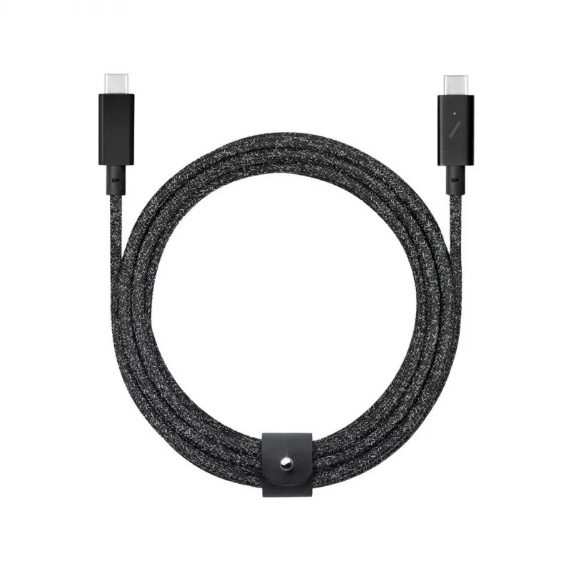 USB-Kabel Native Union Belt USB 2.0 Type-C auf Type-C 2,4 m Schwarz