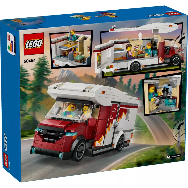 Konstruktionsspielzeug LEGO City Abenteuer-Camper 60454, 385 Teile, Höhe 80 mm, für Kinder ab 6 Jahren