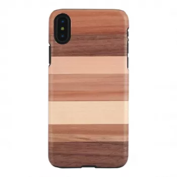 Smartphone-Hülle man and wood für iPhone X/XS — schwarze Schutzhülle
