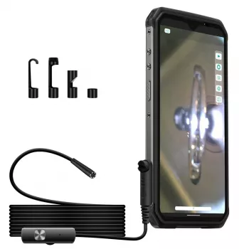 Ulefone uSmart UF-EC Endoskopkamera für Smartphones, Schwarz