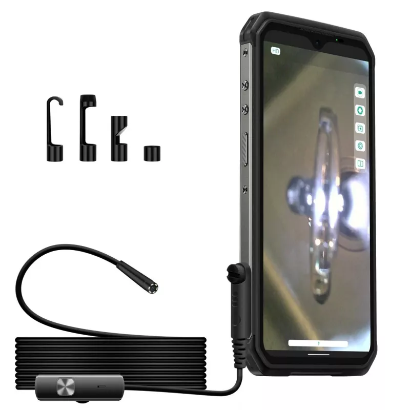 Ulefone uSmart UF-EC Endoskopkamera für Smartphones, Schwarz