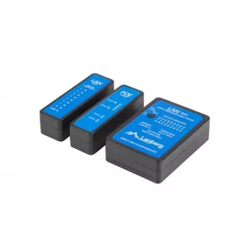 Netzwerkkabeltester Lanberg NT-0404 PoE-Tester Schwarz Blau