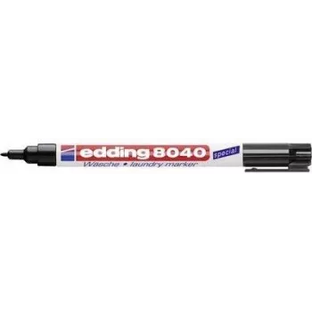 Wäschemarker Edding 8040 Permanent-Tinte Schwarz – Stoffmarker für Textilien, permanente schwarze Tinte