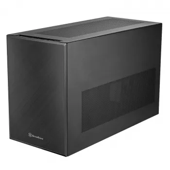 SilverStone SST-SG17B Micro-ATX / Mini-ITX-Gehäuse - schwarz