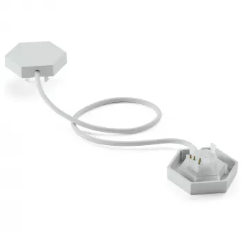 Beleuchtungsverbinder Nanoleaf Flex — weiß, 0,24 m Kabel, 3er-Pack