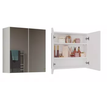 Topeshop POLA 2DL BIEL Badezimmerschrank Weiß