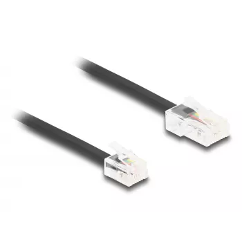 DeLOCK Telefonkabel RJ45-Stecker auf RJ11-Stecker schwarz 3 m