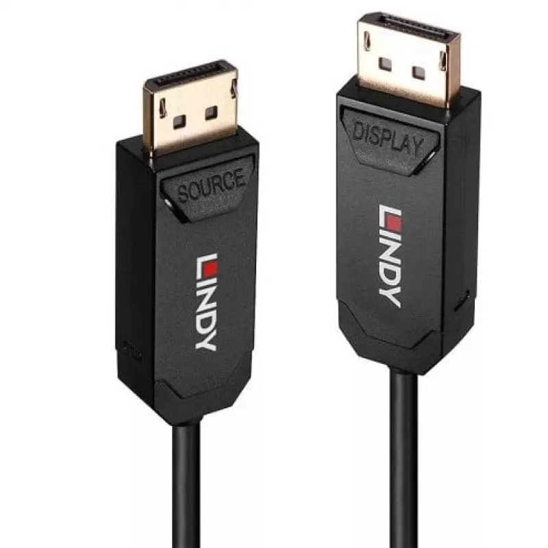 Lindy 50m Fibre Optic Hybrid DP 2.0 UBHR10 Kabel