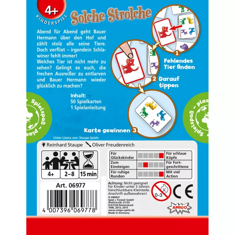 Solche Strolche, Memory-Spiel