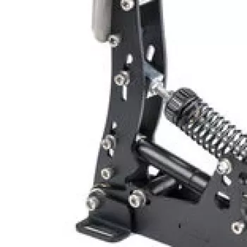 Drosselklappen-Erweiterung für Simucube ActivePedal, Heusinkveld, Modell HE-SPU1TSCB, silber