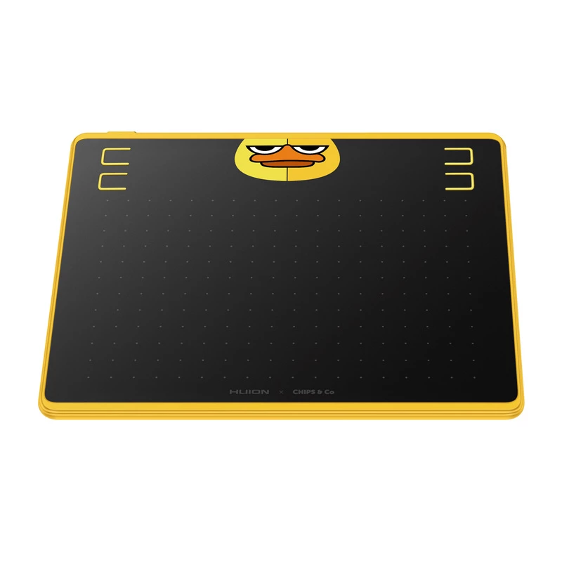 Grafik-Stifttablet HUION HS64 Special Edition Schwarz Gelb