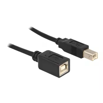 USB-Kabel DeLOCK USB2.0-B 2m USB B Schwarz