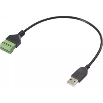 Renkforce USB 2.0 Adapterkabel [1x 2.0 Stecker A - 1x Klemmanschluss] RF-6443966 30 cm (RF-6443966)