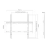 TV-Halterung SUNNE 32-55-EF Schwarz 139,7 cm (55 Zoll)