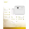 Sofortbildkamera SAVIO AN-01 für Kinder, weiß, 6,1 cm (2,4″) LCD, MicroSDHC bis zu 32 GB, USB-C, 1200 mAh Akku, kein eingebauter Blitz