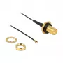 Koaxialkabel DeLOCK 0,2 m RP-SMA/MHF IV