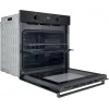INDESIT Backofen | IO K55C B | 71 L | Elektro | Katalytisch | Elektronisch | Höhe 59,5 cm | Breite 59,5 cm | Schwarz