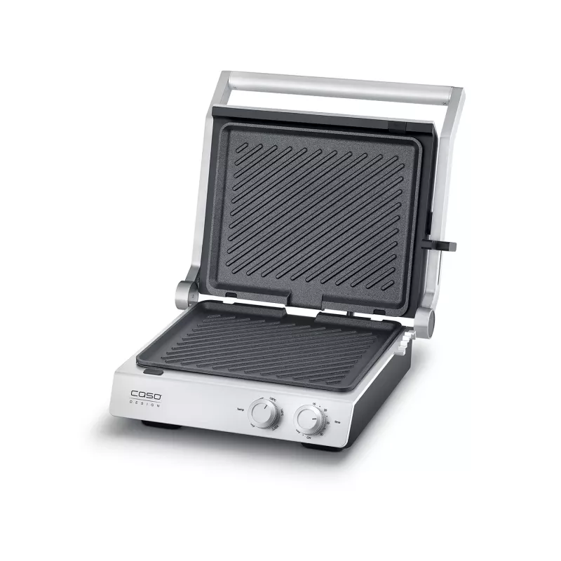 Caso Doppelkontaktgrill | SteakChef | Kontaktgrill | 2000 W | Edelstahl