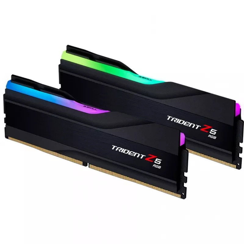 G.Skill Trident Z5 RGB - DDR5 - Kit - 32 GB: 2 X 16 GB - DIMM 288-pin - 6000 MHz / PC5-48000 - Ungepuffert
