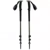 Trekkingstöcke Trail, Fitnessgerät schwarz/olivgrün, 1 Paar, 100–140 cm