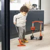 Kinder-Reinigungswagen CASDON Henry, rot – Haushalts-Spielzeug für Rollenspiele