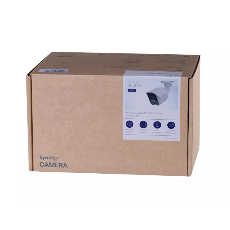Synology BC500 Sicherheitskamera Bullet IP Überwachungskamera Innen & Außen 2880 x 1620 Pixel Wand