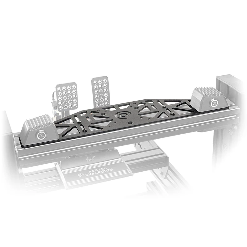 Montagehalterung Asetek SimSports 460×120×5 mm, Stahl, schwarz