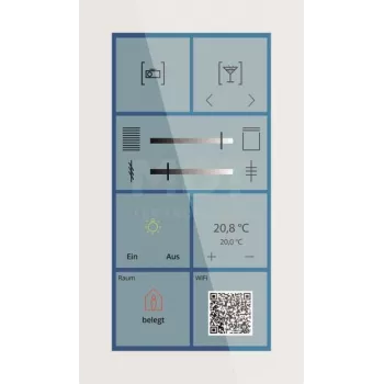 MDT KNX Glas Touch Smart Plus 6 Zoll BE-GTSP6TW.01S (BE-GTSP6TW.01S)