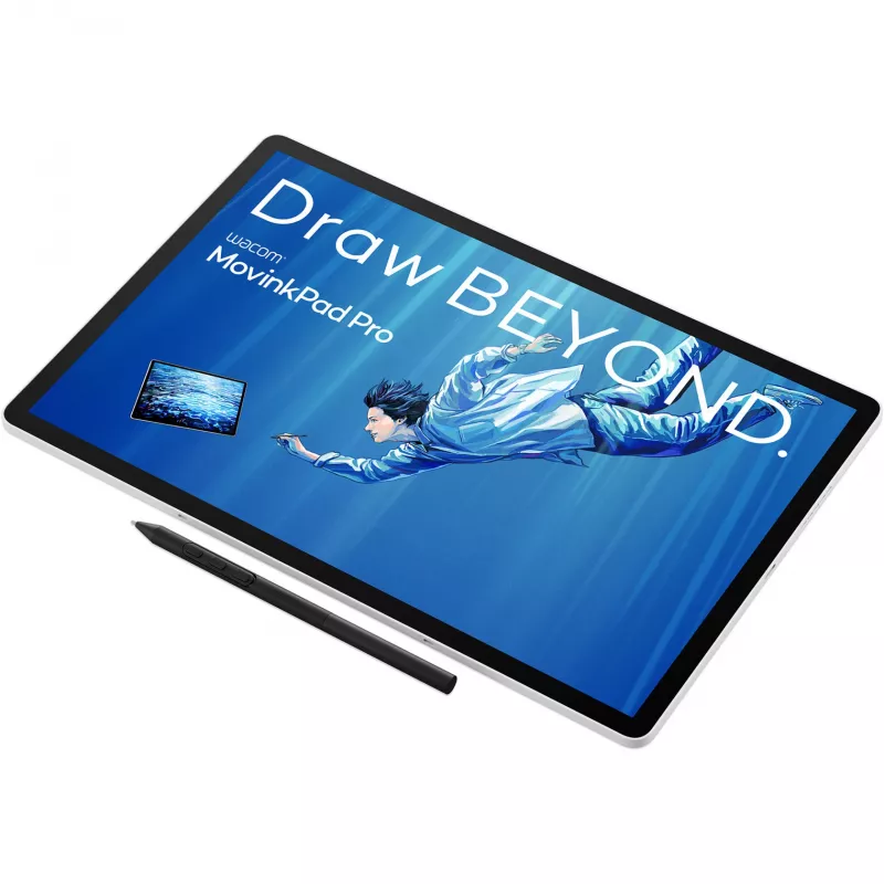 Wacom MovinkPad Pro 14, kabelgebunden und kabellos, 5080 lpi, 302 x 189 mm, USB/Bluetooth, 1 cm, Stift