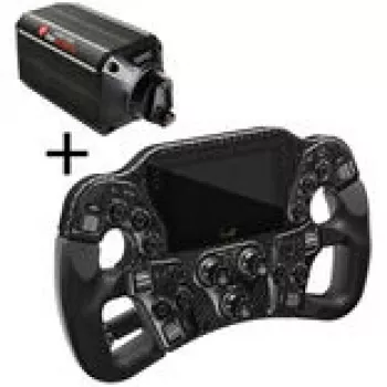 Asetek SimSports Invicta Formula Lenkrad - schwarz + The Forte Wheelbase (18 Nm)