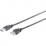 USB-Kabel S/CONN 13-24045 USB 2.0 3 m schwarz